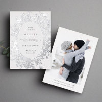 Fleur sauvage Silhouette Mariage Enregistrer la da