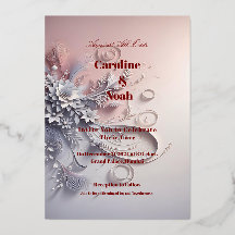 Fleurs grises délicates sur fond rose