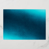 Invitation En Aluminium Flocons de neige Lumière & Photo(s) Vacances (Verso)