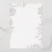 Invitation En Aluminium Floral 90e Anniversaire Surprise Chic Botanical Ph (Verso)