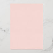 Invitation En Aluminium Floral blanc Tiara Rustique Quinceanera (Verso)