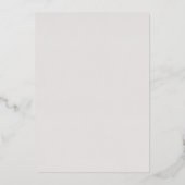 Invitation En Aluminium FOIL D'ARGENT Blush Winter Onederland 1er annivers (Verso)