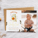 Invitation En Aluminium Foil Éffrayant Un Halloween photo premier annivers<br><div class="desc">Ajoutez un peu de brillance à vos invitations de fête d'anniversaire avec de l'or, de l'argent ou de l'or rose ! Ce style métallique classique et intemporel ajoutera un autre niveau à vos invitations. Famille Invitation et amis pour un moment spottaculaire avec ces invitations à la fête d'anniversaire d'Halloween mignon!...</div>
