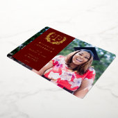 Invitation En Aluminium Foil+Red Law School Graduation (Rotation)