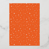 Invitation En Aluminium Foil Soirée Halloween effrayante pour un anniversa (Verso)