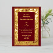 Invitation En Aluminium Folithe et baies de l'époque victorienne par Anton (Debout devant)