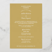 Invitation En Aluminium Foto Quinceañera Español Efecto Encaje Dorado (Verso)