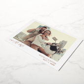 Invitation En Aluminium Fun Mod Instant Photo Enregistrer la date (Rotation)