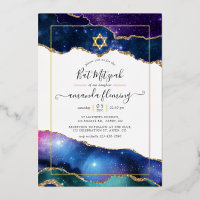 Galaxy Agate Bat mitzvah
