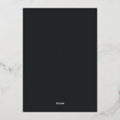 Invitation En Aluminium Gatsby Pop Fizz Clink Art Déco Nouvel An Sove Part (Verso)