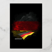 Invitation En Aluminium Germany flag (Recto)