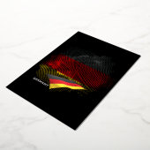 Invitation En Aluminium Germany flag (Rotation)