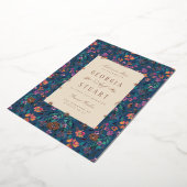 Invitation En Aluminium Glam Tropical Turquoise foncé Magenta (Rotation)