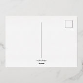 Invitation En Aluminium Glorieux Beach Image avec Philippians 4:4 Rejoice! (Verso)