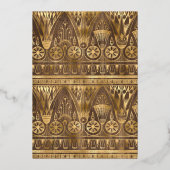 Invitation En Aluminium Gold Foil parti (Verso)