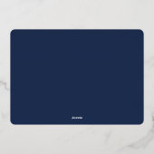 Invitation En Aluminium Gold Foil Summer Lobster Bake Party (Verso)