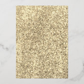 Invitation En Aluminium Golden Gown, Fabuleux 60e Anniversaire Robe Or (Verso)