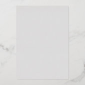 Invitation En Aluminium Gracity Modern Script Mariage Gris Argent (Verso)