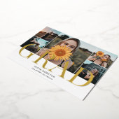 Invitation En Aluminium Grad Chic Multi Photo Graduation (Rotation)