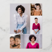 Invitation En Aluminium Graduate Fun Magazine tendance Couverture Grad Par (Verso)