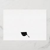 Invitation En Aluminium Graduation 2025 Grad Party Merci Gold (Verso)