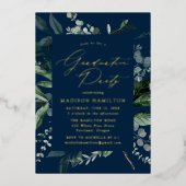 Invitation En Aluminium Grand Jeu de Graduation de la Marine (Recto)