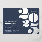 Invitation En Aluminium Grande année | Parti des diplômés 2023 (Recto)