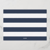 Invitation En Aluminium Grande année | Parti des diplômés 2023 (Verso)