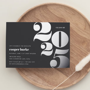 Invitation En Aluminium Grande année   Parti des diplômés 2023