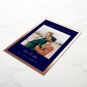 Invitation En Aluminium Gras de l'huile de bordure Enregistrer la date Car (Rotation)