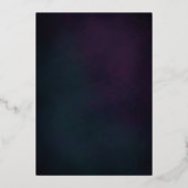 Invitation En Aluminium Gras rose moderne pivoine Mariage chic (Verso)