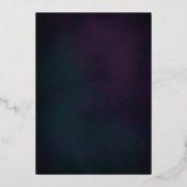 Invitation En Aluminium Gras rose Moody Peony Mariage chic (Verso)