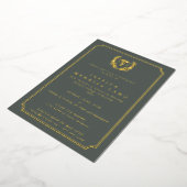 Invitation En Aluminium Gray Green Infirmière inscrite Caduceus+Laurel Wre (Rotation)