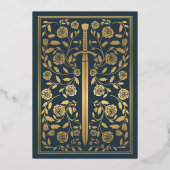 Invitation En Aluminium Gris Royal Médiéval Mariage d'épée Enregistrer la (Verso)