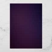 Invitation En Aluminium Haunted House Halloween Party (Verso)