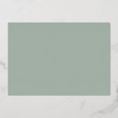 Invitation En Aluminium Hawaii Mariage Enregistrer La Date Rose Or (Verso)