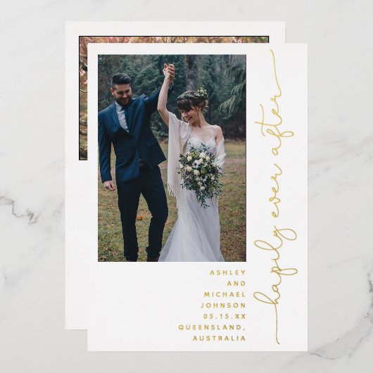 Invitation En Aluminium Heureusement Jamais Après Réception De Fête Seulem (Recto/Verso)