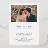 Invitation En Aluminium Heureusement Jamais Après Réception De Fête Seulem (Verso)