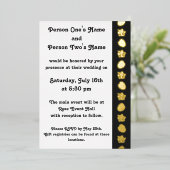 Invitation En Aluminium Hibiscus tropicaux dans l'invitation à l'huile noi (Debout devant)