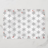 Invitation En Aluminium Hiver ONE derland 1er anniversaire Photo Real (Verso)