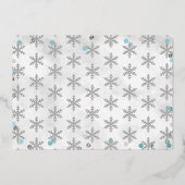 Invitation En Aluminium Hiver ONE derland 1er anniversaire Photo Real (Verso)