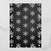Invitation En Aluminium Hiver ONE derland 1er anniversaire Real (Verso)