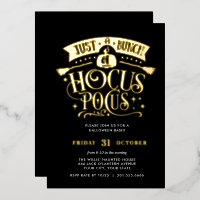 HOCUS D'OR POCUS Halloween Bash Party Fhuile