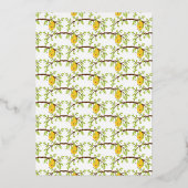 Invitation En Aluminium Honey Bee, Bear Baby shower, A Honey est sur le ch (Verso)
