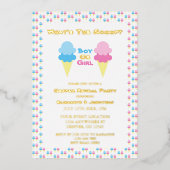Invitation En Aluminium Ice Cream (Recto)