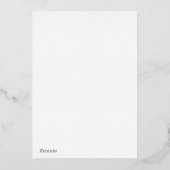 Invitation En Aluminium Idaho State University Bengals Spirit Design (Verso)