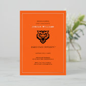 Invitation En Aluminium Idaho State University Bengals Spirit Design (Debout devant)