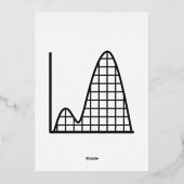 Invitation En Aluminium Il s'ajoute à l'invitation de Black Foil (Verso)