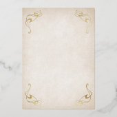 Invitation En Aluminium Imaginaire médiéval Celtic Mariage (Verso)