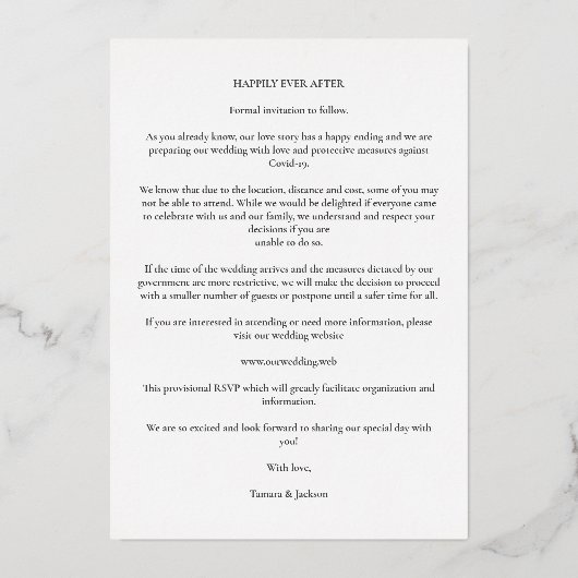 Invitation En Aluminium Initiales de transparence Vellum Mariage Photo Arg (Verso)